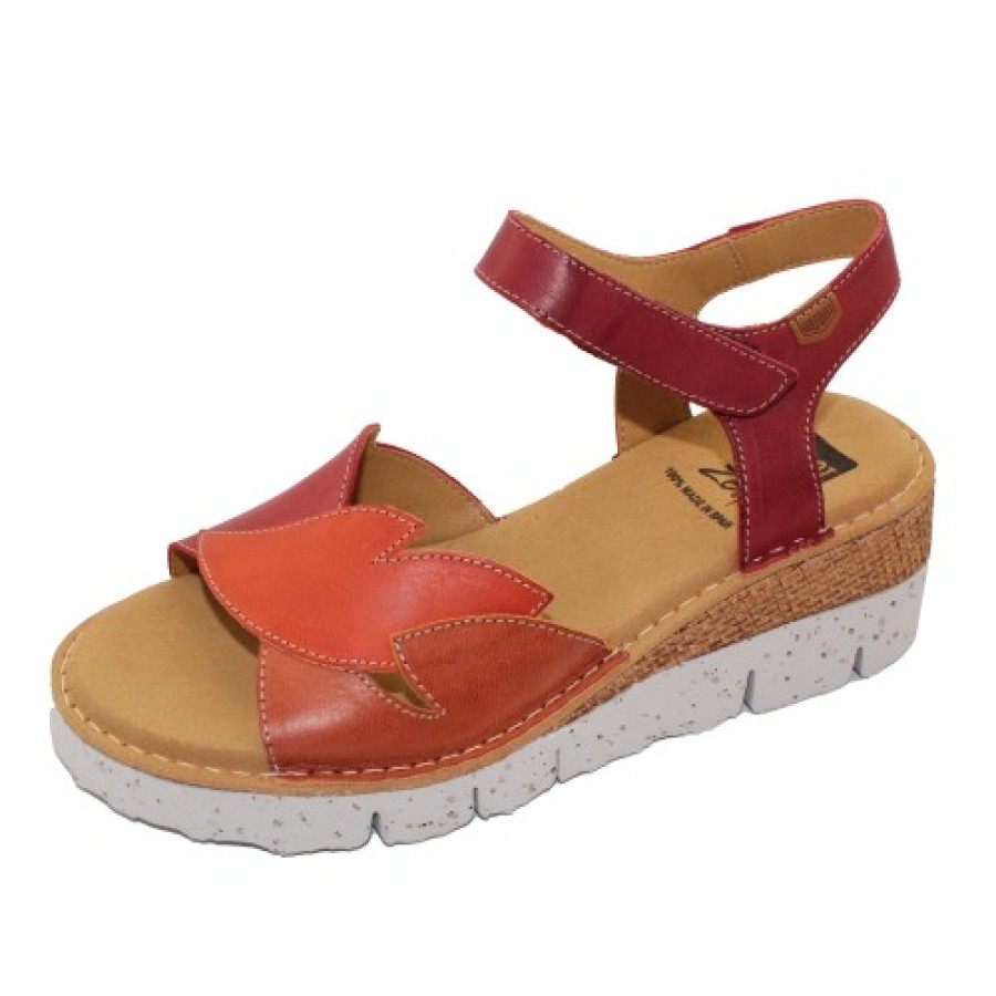 Women'S On Foot Back Straps | On Foot Women'S Catalina-530 In Oxido Leather Combo