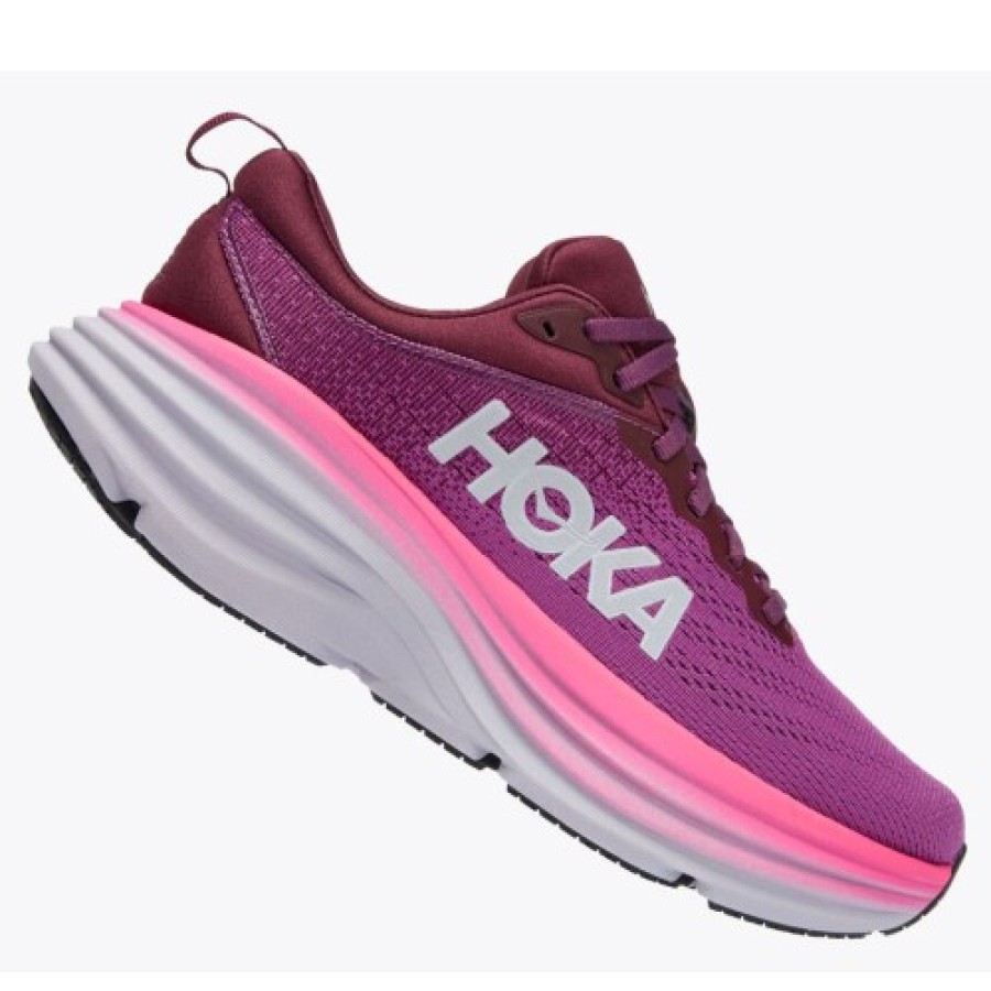 Women'S Hoka One One Walking | Hoka One One Women'S Bondi 8 In Beautyberry/Grape Wine