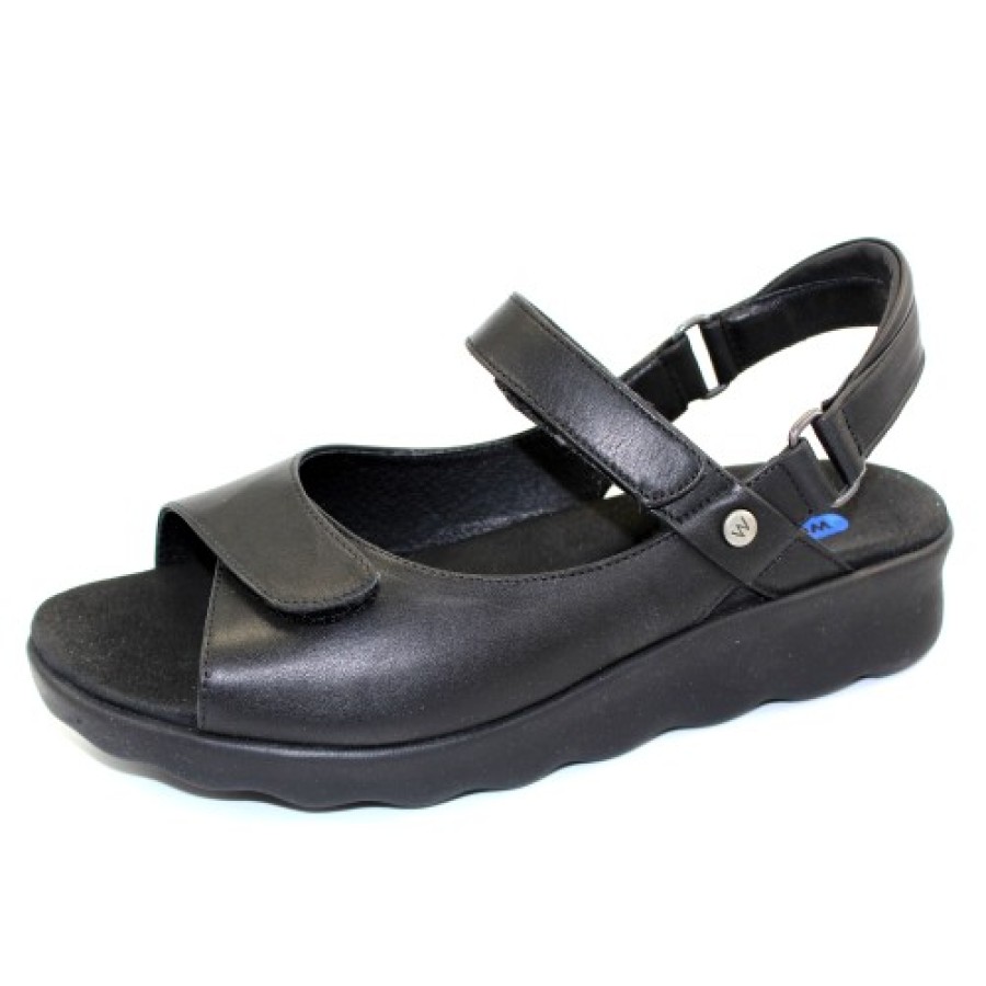 Women'S Wolky Travel | Wolky Women'S Pichu In Black Smooth Leather