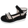 Women'S Bella Comforto Platforms | Bella Comforto Women'S Clea 8.63.08 In Black Velour Suede