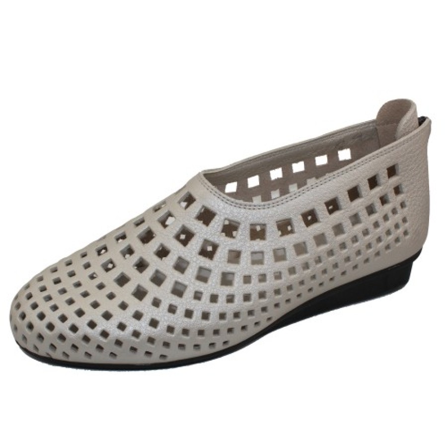 Women'S Arche Wedges | Arche Women'S Nirick In Nacre Fast Metal Leather