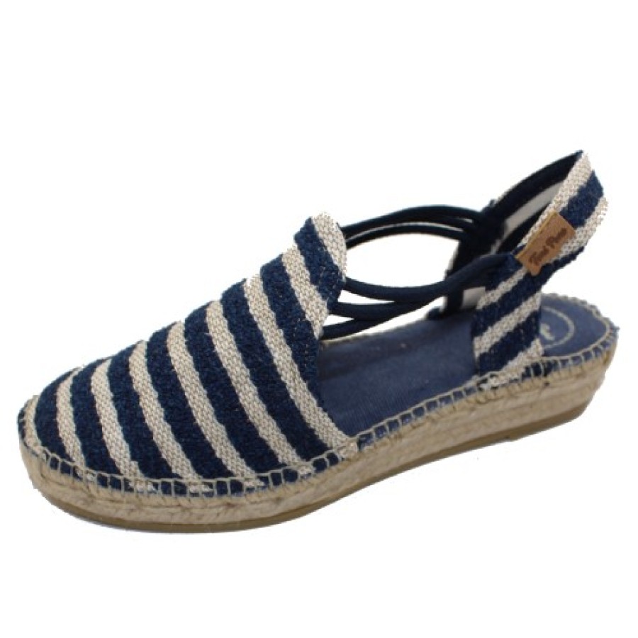 Women'S Toni Pons Wedges | Toni Pons Women'S Noa-Lp In Mari Navy Canvas