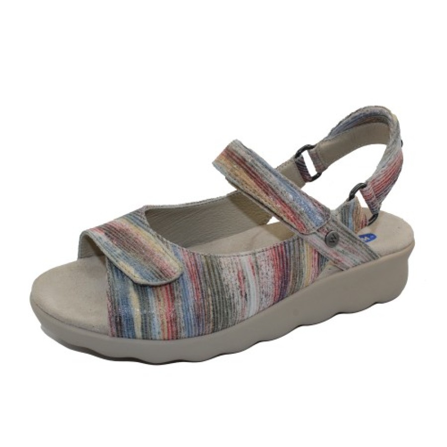 Women'S Wolky Women'S New Arrivals | Wolky Women'S Pichu In Multi White Lined Suede