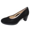 Women'S Ara Heels | Ara Women'S Ophelia In Black Puntikid