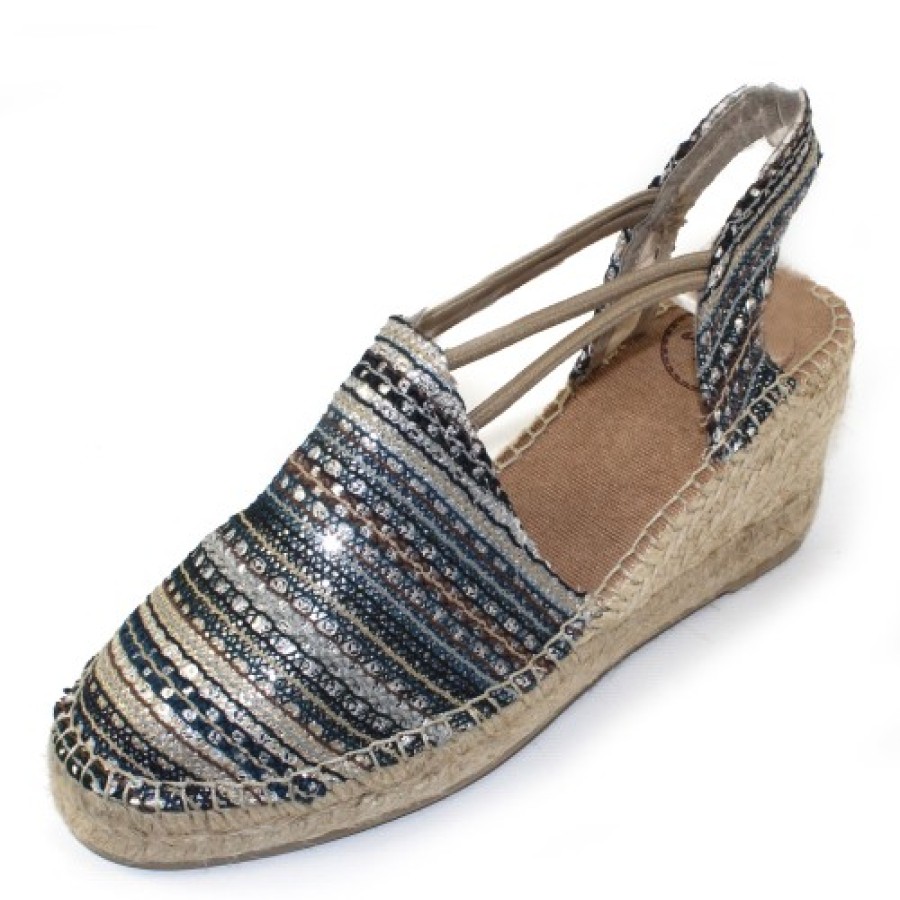 Women'S Toni Pons Platforms | Toni Pons Women'S Tania-Rk In Taupe Multi Fabric