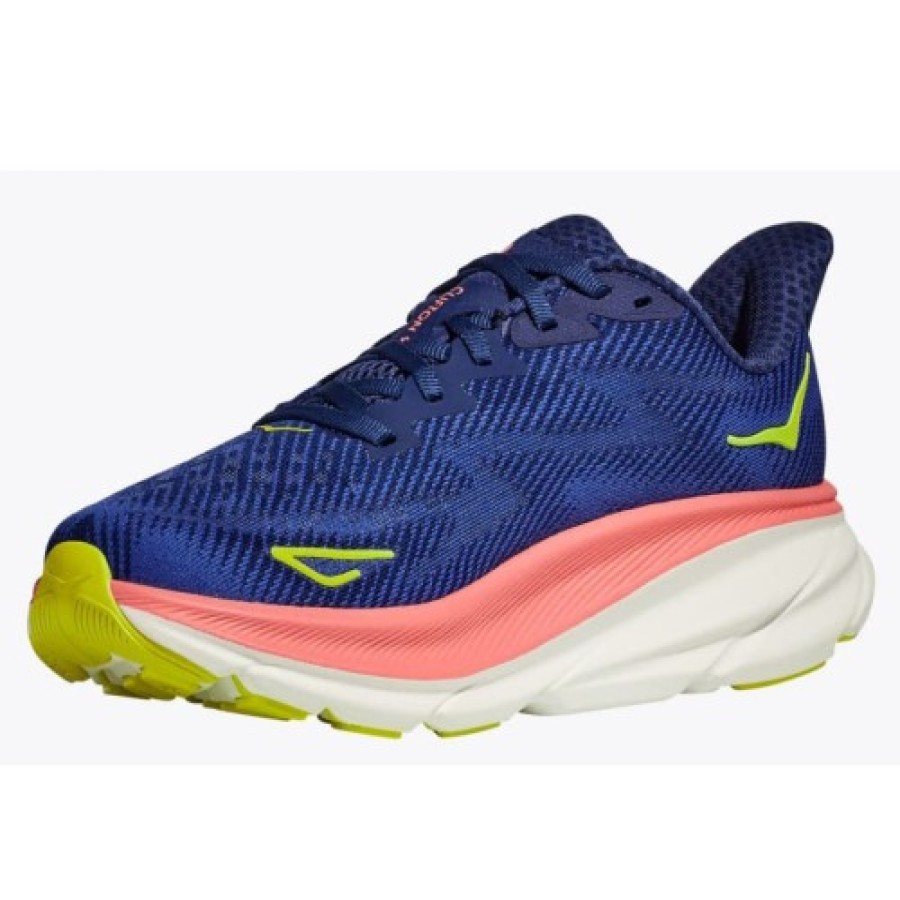 Women'S Hoka One One Walking | Hoka One One Women'S Clifton 9 In Evening Sky/Coral