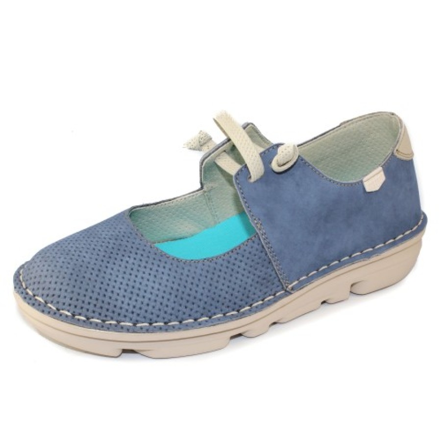 Women'S On Foot Wedges | On Foot Women'S 30100 In Jeans Suede