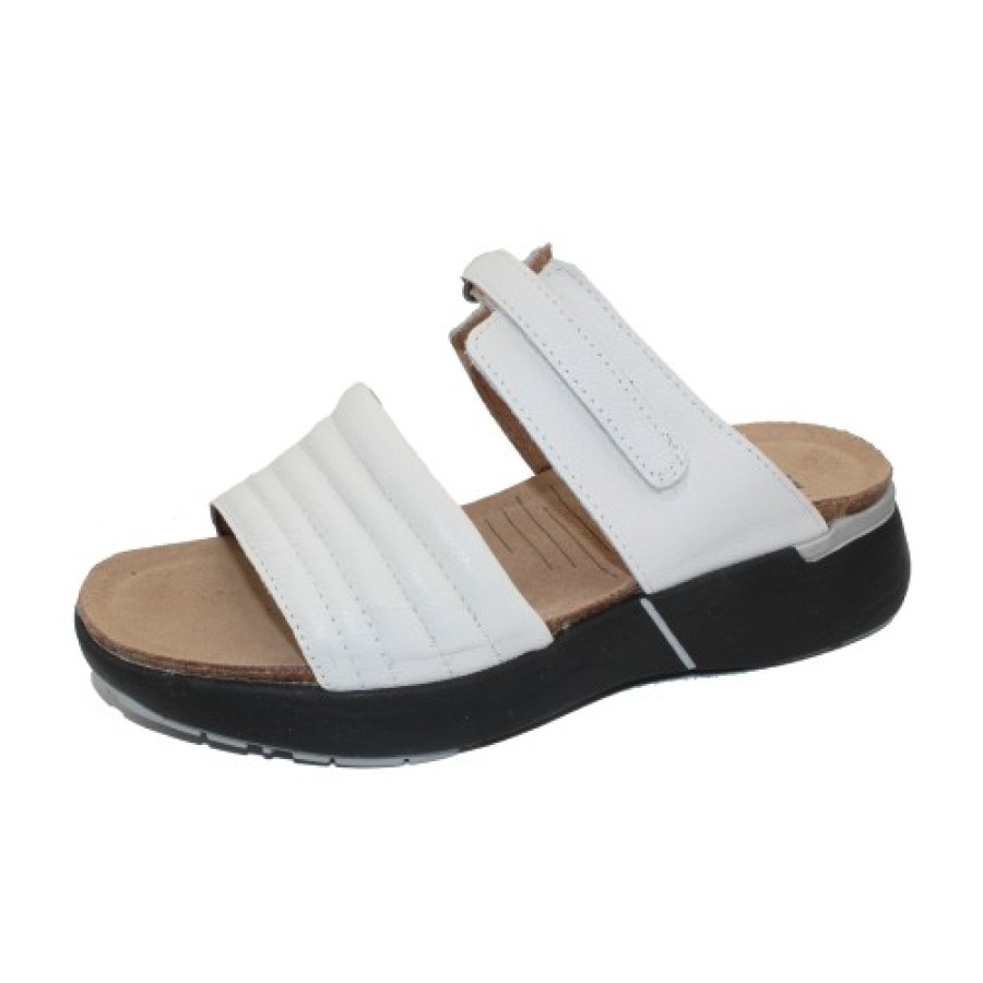 Women'S Naot Wedges | Naot Women'S Vesta In Soft White Leather