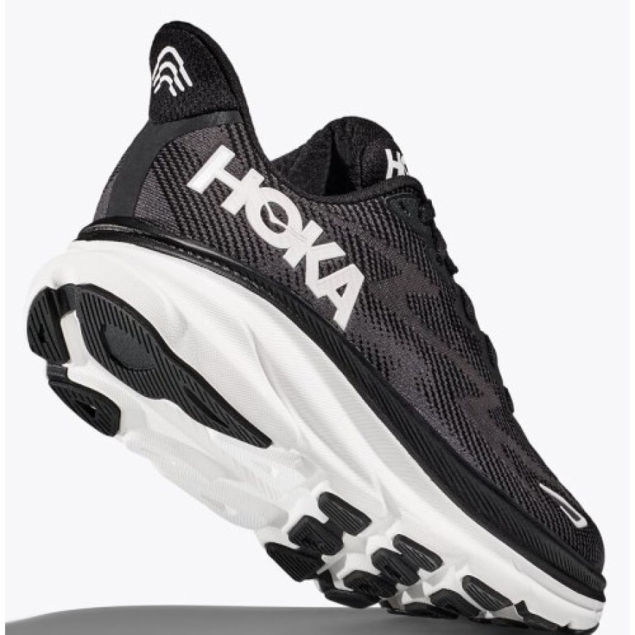 Women'S Hoka One One Walking | Hoka One One Women'S Clifton 9 In Black/White