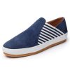 Women'S Yes Brand Shoes Travel | Yes Brand Shoes Women'S Belle In Navy Blue Kid Suede/White Plonge Leather