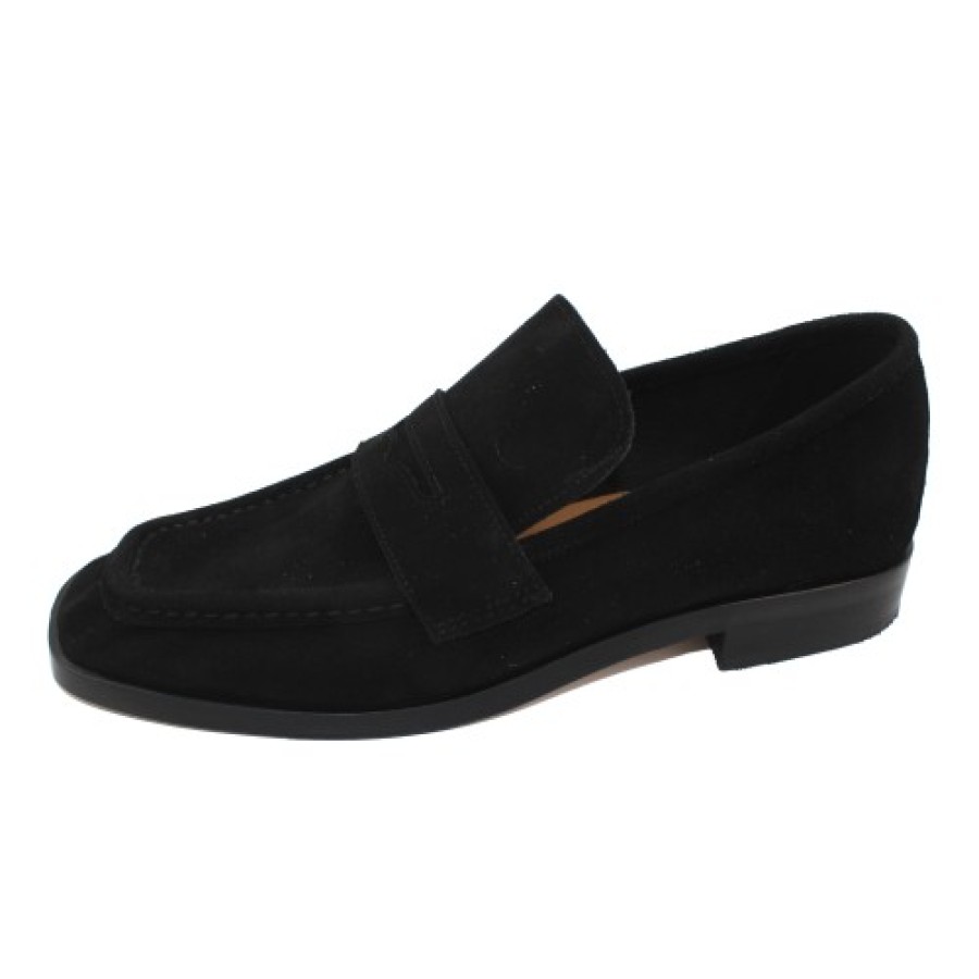 Women'S CC Made In Italy Slip Ons | Cc Made In Italy Women'S Cameo 309 In Black Suede