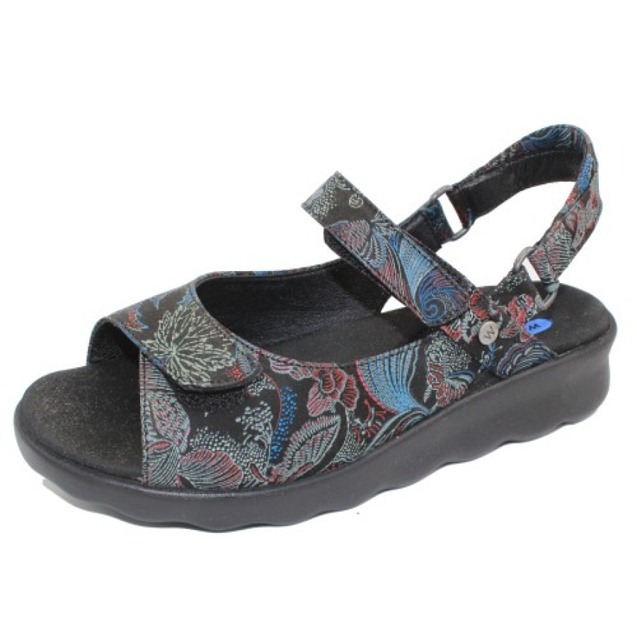 Women'S Wolky Walking | Wolky Women'S Pichu In Black/Blue Congo Suede