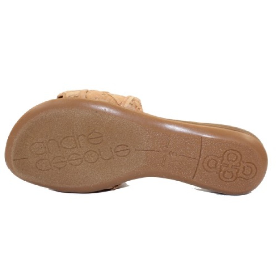 Women'S Andre Assous Wedges | Andre Assous Women'S Nicki In Natural Cork