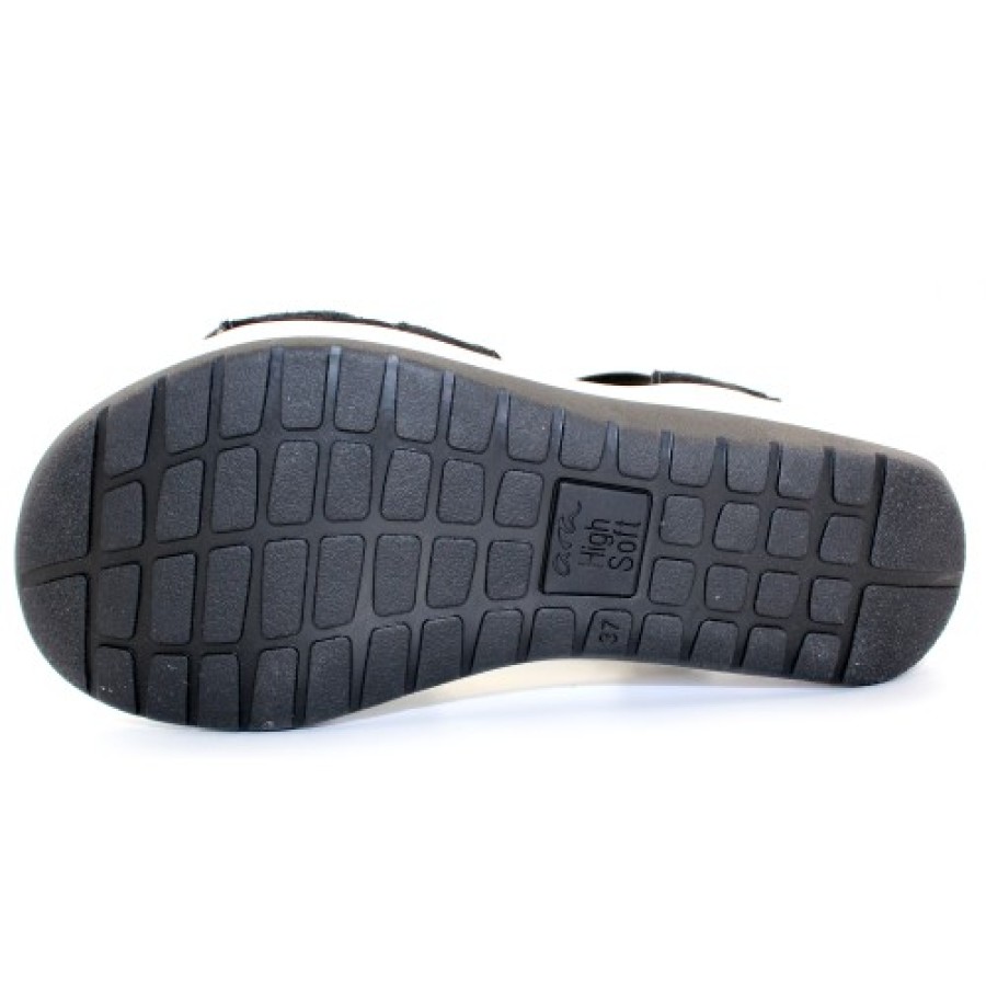 Women'S Ara Footbed | Ara Women'S Niles In Black Suede