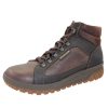 Men'S Mephisto Hiking | Mephisto Men'S Pitt Hydro In Dark Brown Nevada Leather 1551/00/51