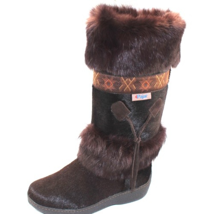 Women'S Pajar Apres Ski | Pajar Women'S Laura In Brown Goat/Rabbit