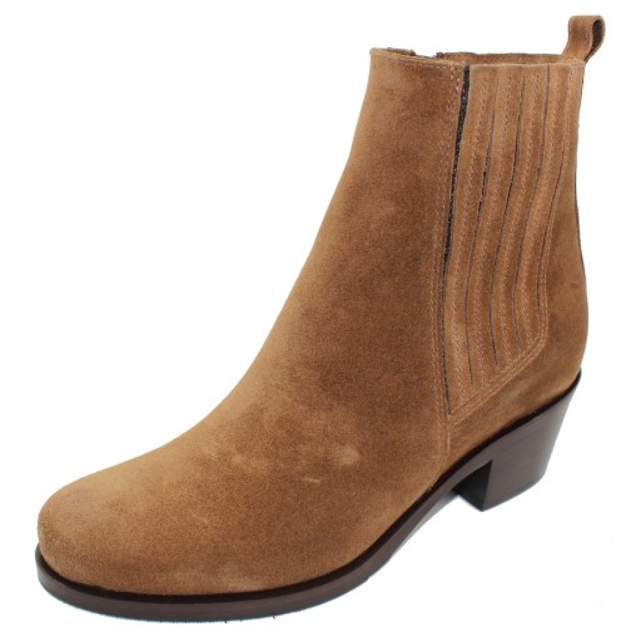 Women'S La Canadienne Ankle Boots | La Canadienne Women'S Princeton In Walnut Waterproof Oiled Suede