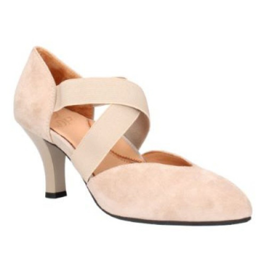 Women'S Lamour Des Pieds Mary Jane & Instep Strap | Lamour Des Pieds Women'S Bishar In Taupe Kid Suede