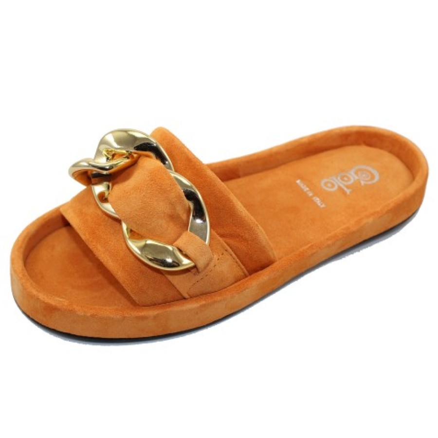 Women'S Golo Platforms | Golo Women'S Trieste In Orange Suede