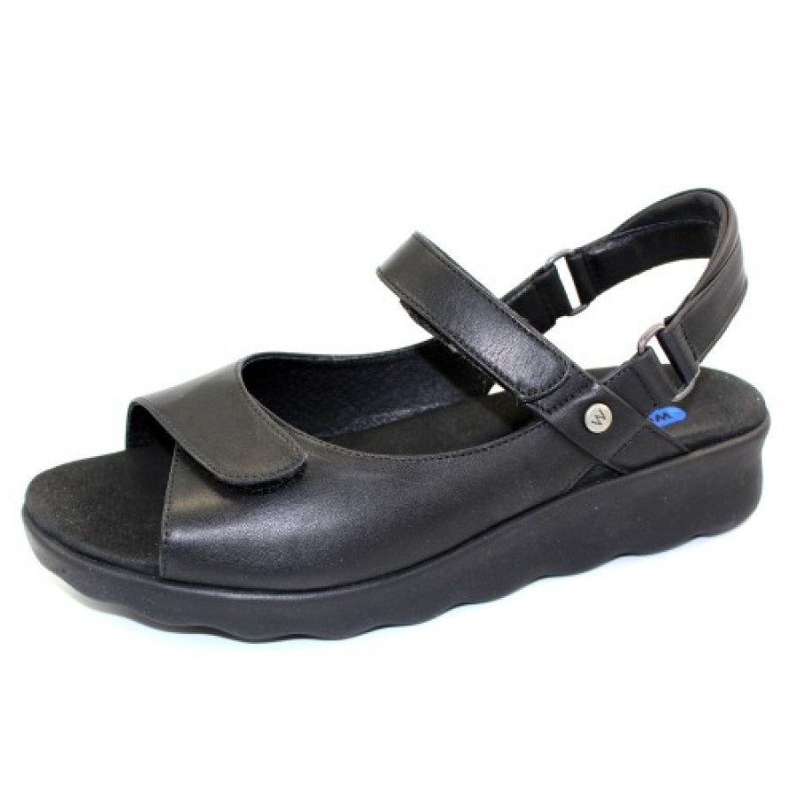 Women'S Wolky Walking | Wolky Women'S Pichu In Black Smooth Leather