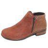 Women'S Naot Women'S New Arrivals | Naot Women'S Helm In Soft Cognac Leather/Antique Brown Suede