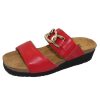 Women'S Naot Slides | Naot Women'S Victoria In Kiss Red Leather