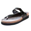 Women'S Mephisto Slides | Mephisto Women'S Helen In Black Patent Leather 1100