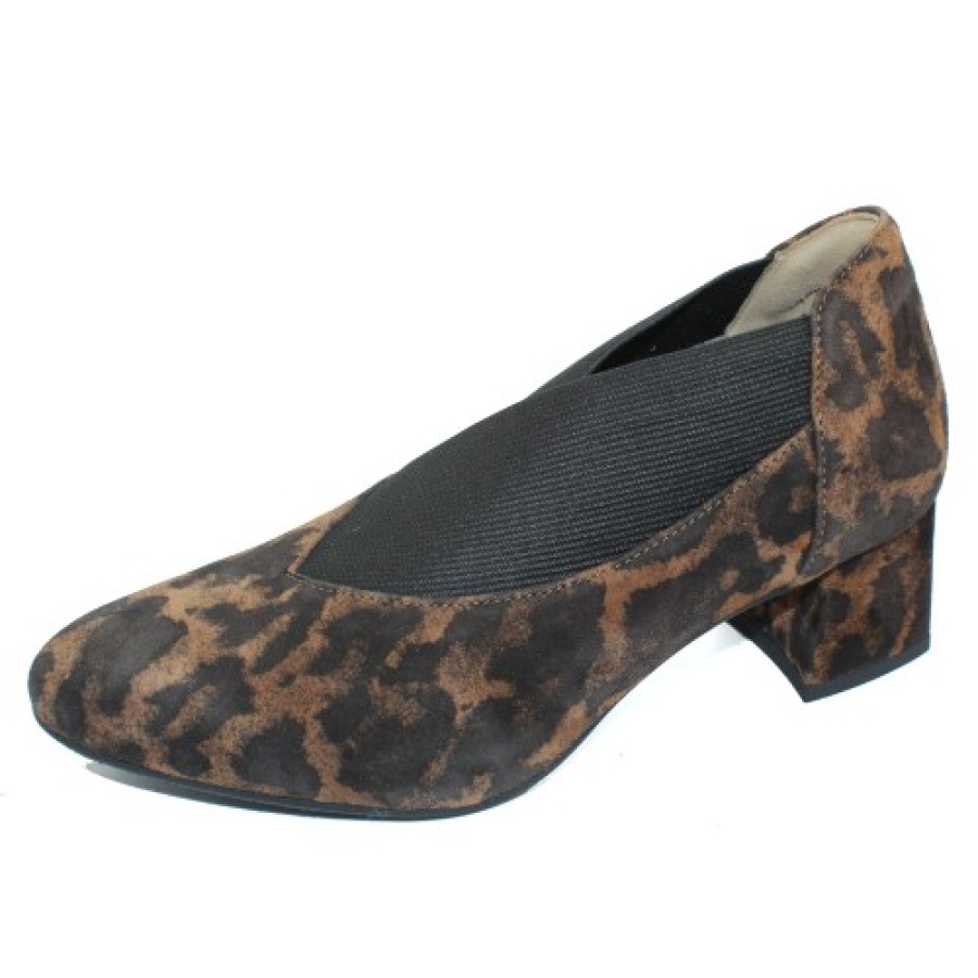 Women'S Bella Comforto Pumps | Bella Comforto Women'S Roxy Jag 20.05.02 In Brown Jaguar Suede