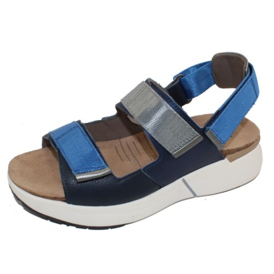 Women'S Naot Walking | Naot Women'S Odyssey In Soft Ink/Polar Sea/Sterling Leather