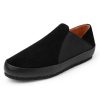 Women'S Yes Brand Shoes Slip Ons | Yes Brand Shoes Women'S Caitlyn In Black Water Resistant Suede