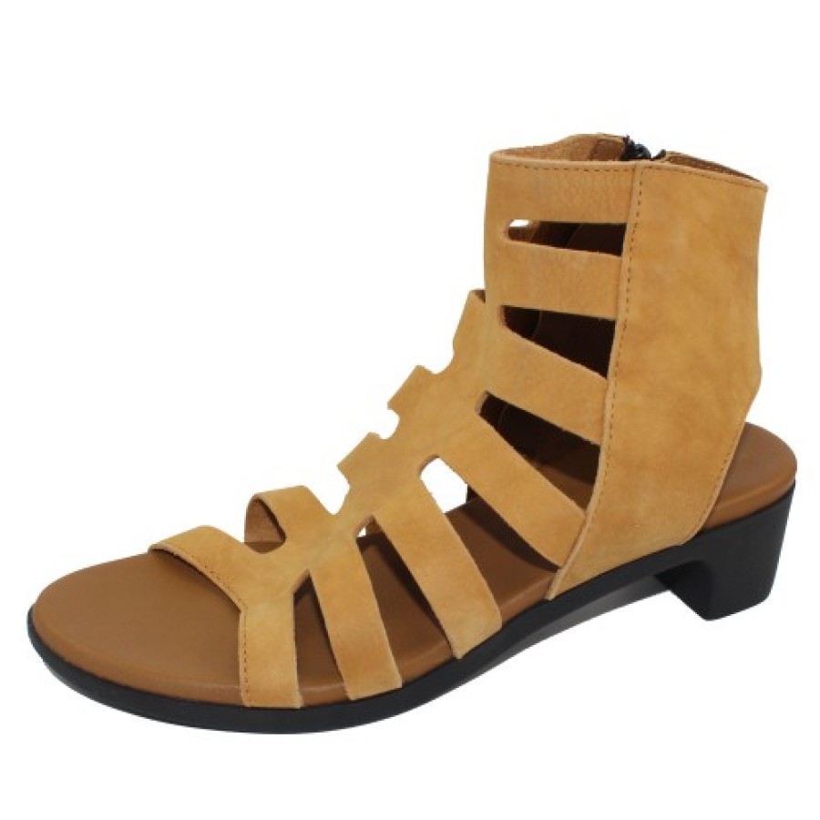 Women'S Arche Heels | Arche Women'S Kisuro In Camel Timber