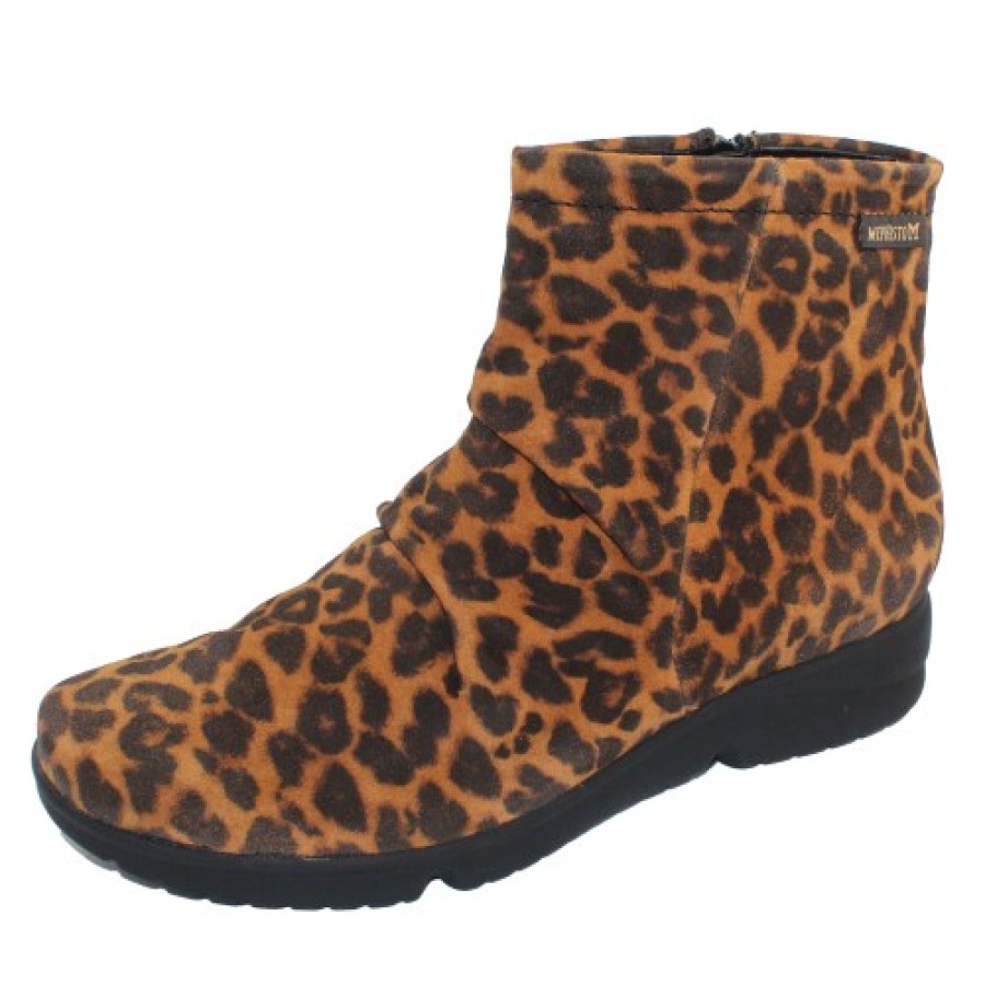 Women'S Mephisto Wedges | Mephisto Women'S Rezia In Brown Leopard 24758