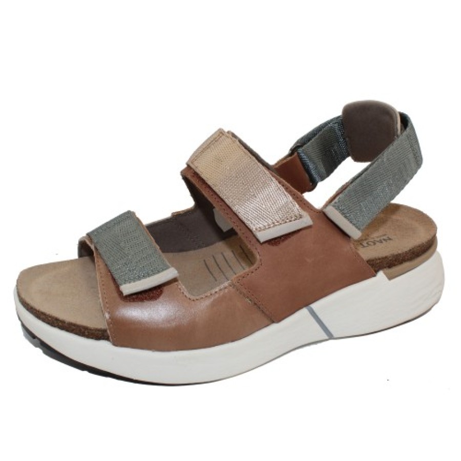 Women'S Naot Travel | Naot Women'S Odyssey In Arizona Tan/Latte Brown/Soft Ivory Leather