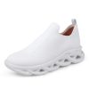 Women'S Yes Brand Shoes Slip Ons | Yes Brand Shoes Women'S Sallie Slip On In White Fabric