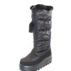 Women'S Pajar Apres Ski | Pajar Women'S Toboggan 2.0 In Black Nylon/Suede/Fur