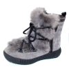 Women'S Pajar Boots & Booties | Pajar Women'S Anet Zip In Charcoal Suede/Fur