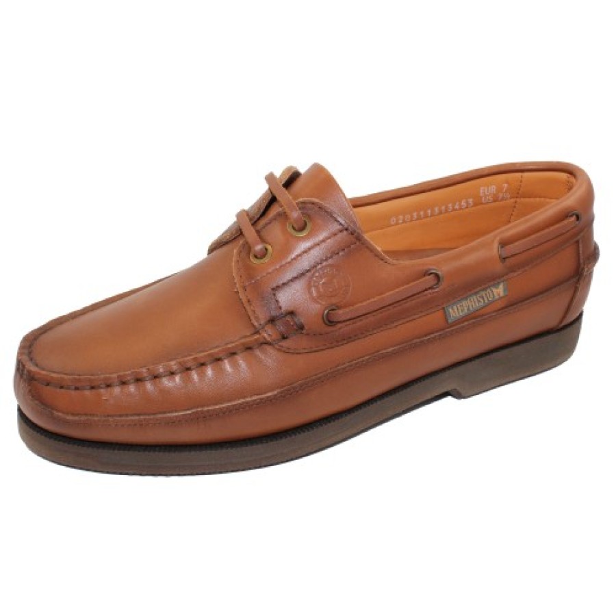 Men'S Mephisto Slip Ons | Mephisto Men'S Hurrikan In Rust Smooth Leather 4935