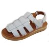 Women'S Yes Brand Shoes Platforms | Yes Brand Shoes Women'S Galaxy In White Plonge Leather