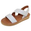 Women'S Yes Brand Shoes T-Straps | Yes Brand Shoes Women'S Nebula In White Plonge Leather