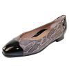 Women'S Beautifeel Heels | Beautifeel Women'S Myla In Fall Taupe Reptile Printed Suede/Patent Leather