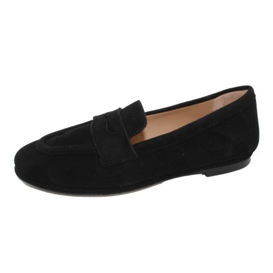 Women'S CC Made In Italy Mocs | Cc Made In Italy Women'S Caprice 1118 In Black Suede