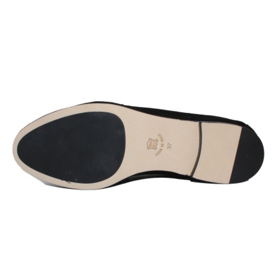 Women'S CC Made In Italy Mocs | Cc Made In Italy Women'S Caprice 1118 In Black Suede