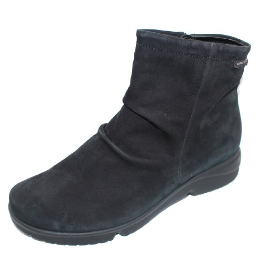 Women'S Mephisto Women'S New Arrivals | Mephisto Women'S Rezia In Black Bucksoft 6900