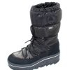 Women'S Pajar Snow Boots | Pajar Women'S Taya High In Black Iron Nylon