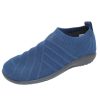 Women'S Naot Wedges | Naot Women'S Okahu In Navy Knit