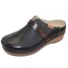 Women'S Pikolinos Open Back | Pikolinos Women'S Granada W0W-3590C1 In Black Calfskin Leather