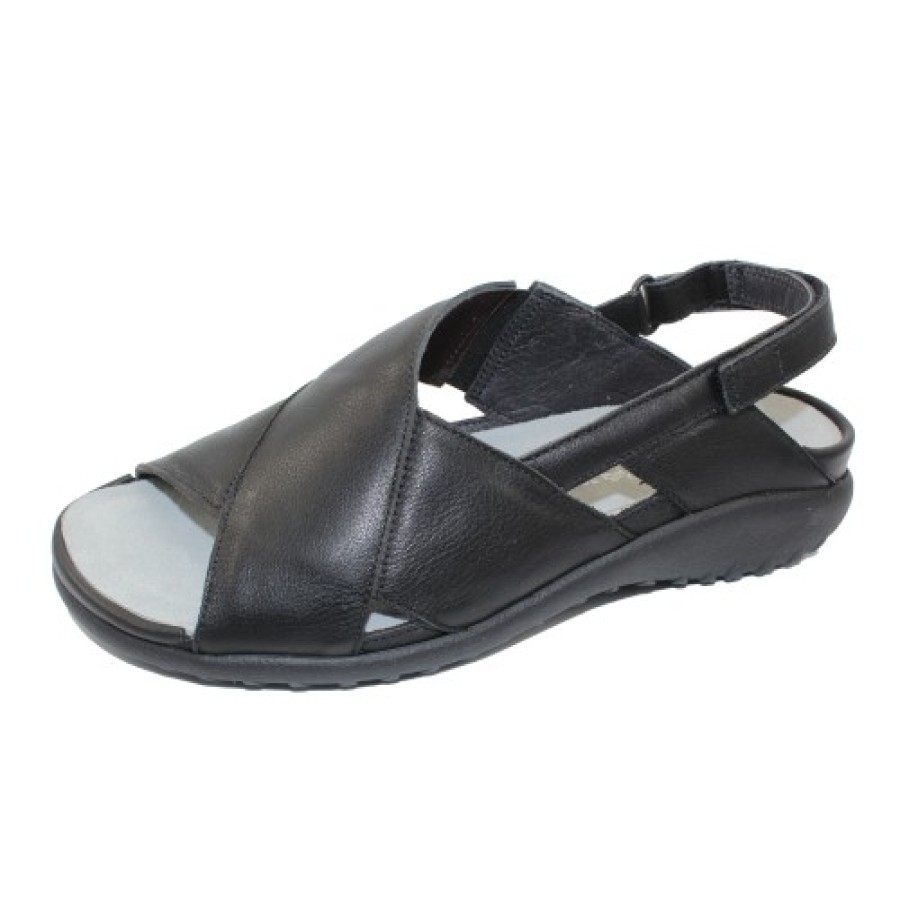 Women'S Naot Walking | Naot Women'S Niho In Soft Black Leather