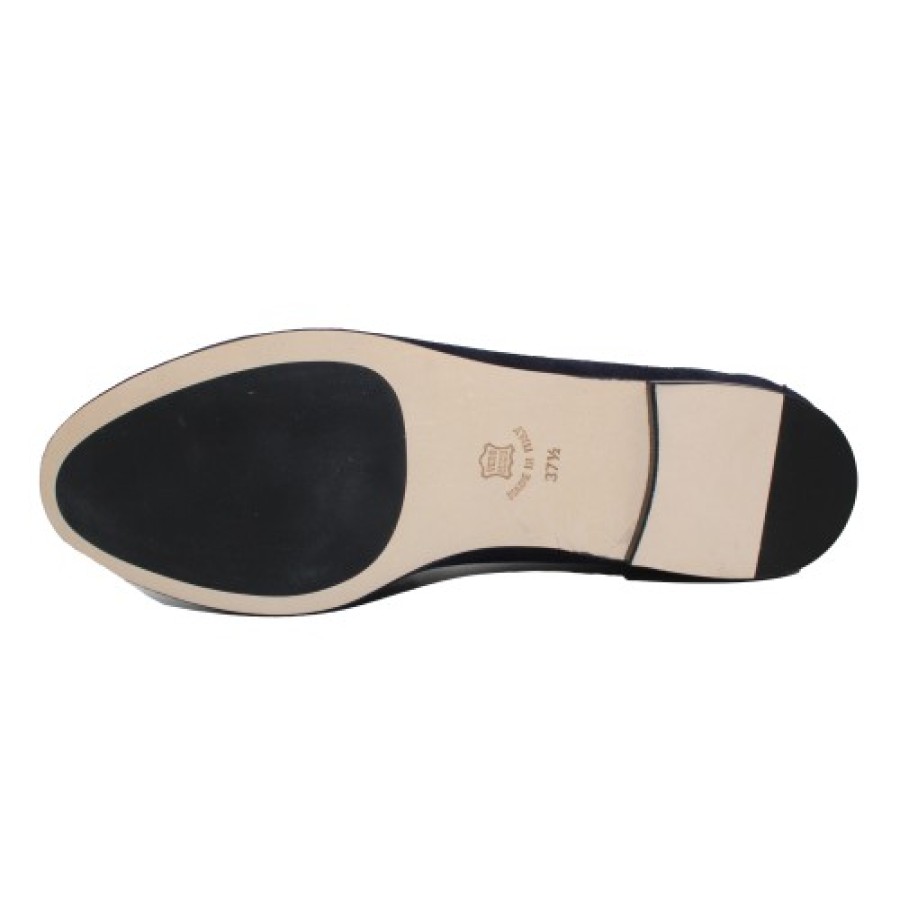 Women'S CC Made In Italy Slip Ons | Cc Made In Italy Women'S Caprice 1118 In Royal Blue Suede