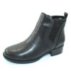 Women'S Valdini Wedges | Valdini Women'S Marthe Wp In Black Waterproof Calfskin Leather