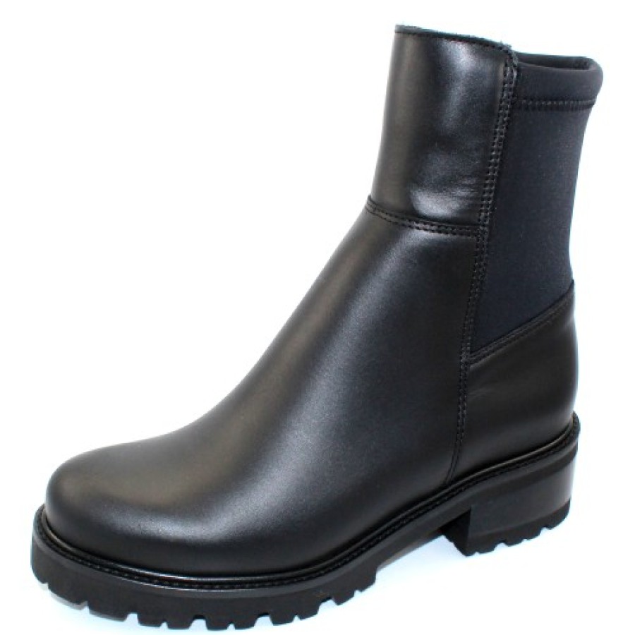 Women'S La Canadienne Mid Calf Boots | La Canadienne Women'S Colette In Black Waterproof Leather